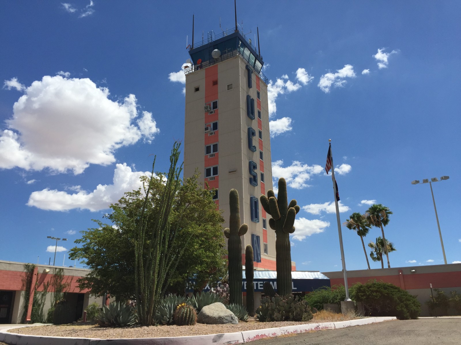 iconic air traffic control tower